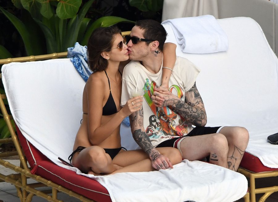 Pete Davidson and Girlfriend Kaia Gerber Get Hot and Heavy, Make Out in Miami