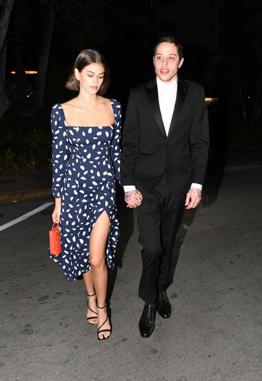 Pete Davidson and Girlfriend Kaia Gerber Spend PDA-Filled Weekend in Miami