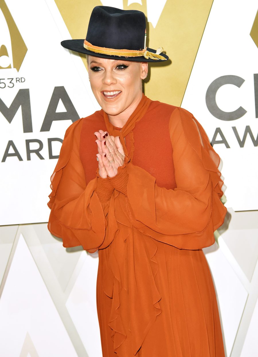 Pink Announces Yearlong Music Break at CMA Awards 2019