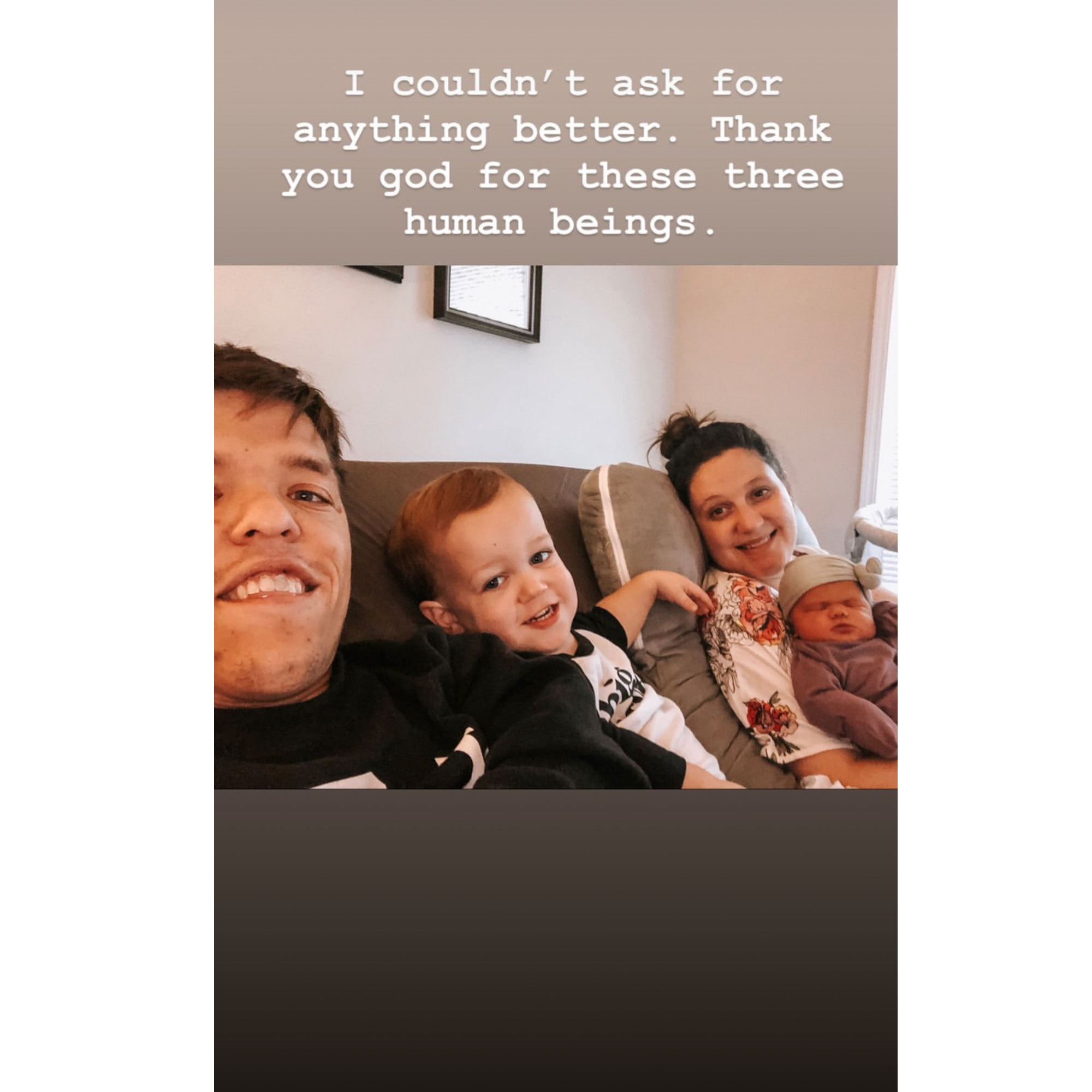 Tori Roloff Shares Family Photos With Newborn Daughter Lilah: 'I Couldn't Ask for Anything Better'