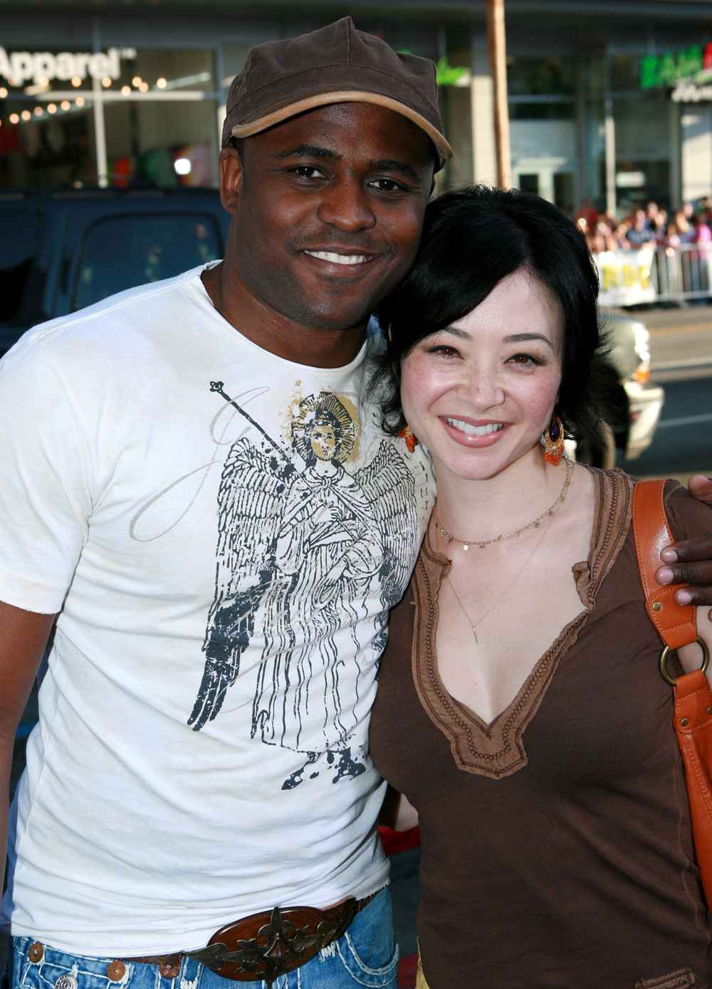 Wayne Brady and Mandie Taketa