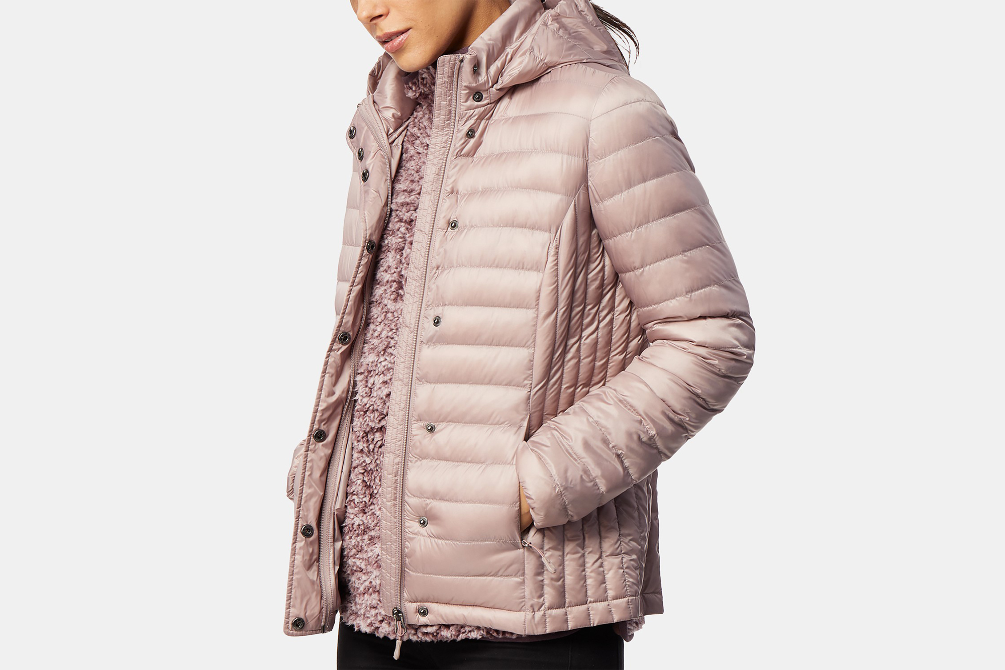 32 Degrees Packable Hooded Down Puffer Coat