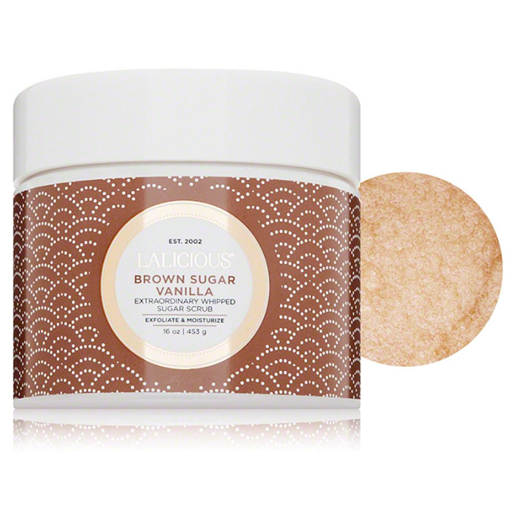 LALICIOUS Extraordinary Whipped Sugar Scrub - Brown Sugar Vanilla