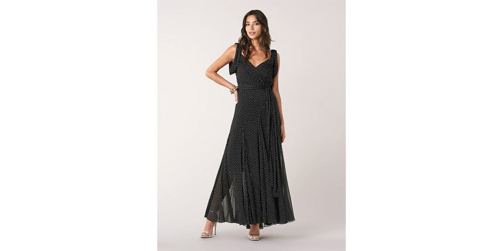 Belinda Silk Chiffon Maxi Wrap