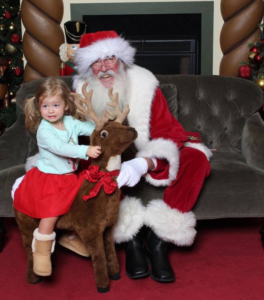 Celebrities Share Kids' Santa Pics