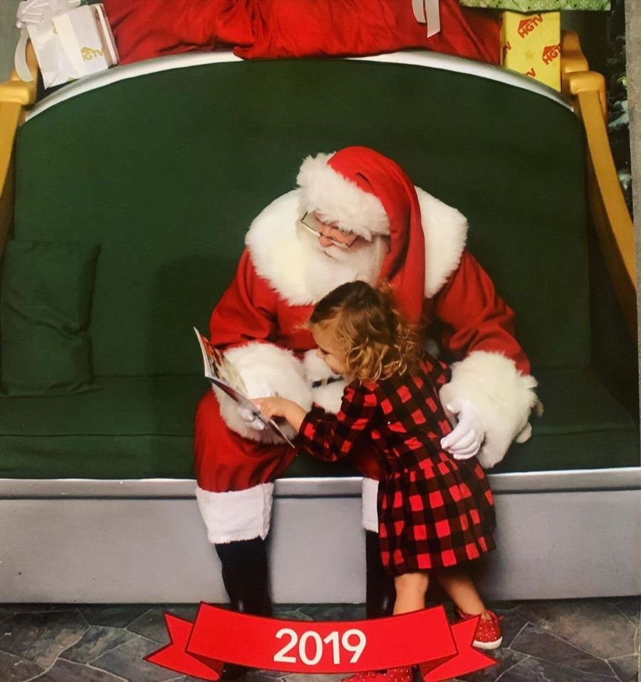 Celebrities Share Kids' Santa Pics