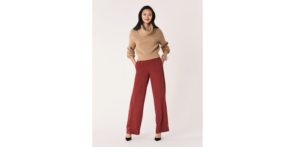 Ciara Satin Crepe Pants