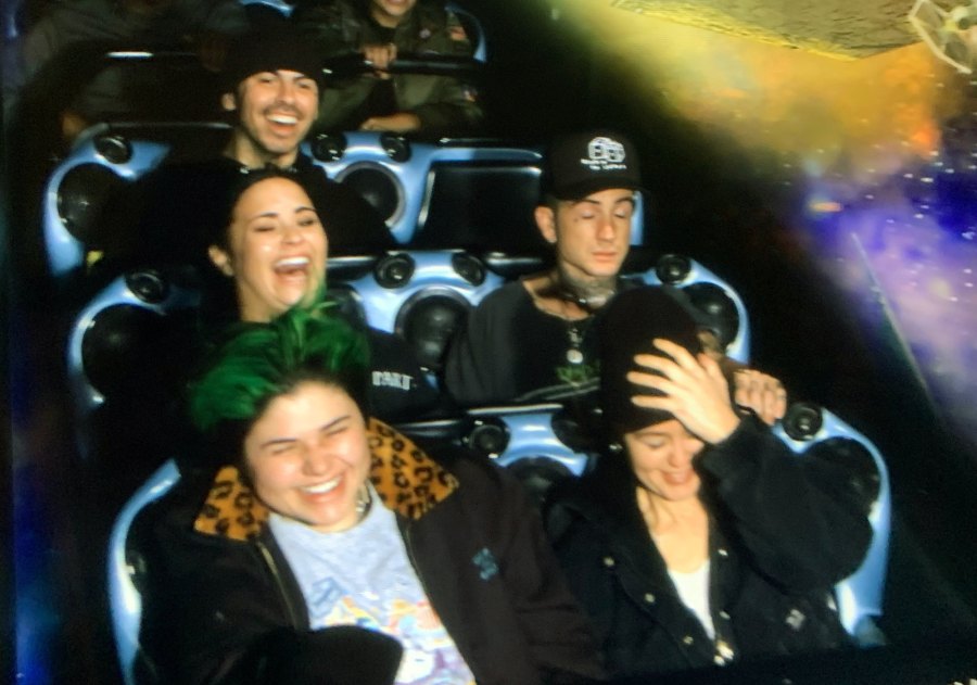 Demi Lovato and Austin Wilson Have a Date Night at Disneyland