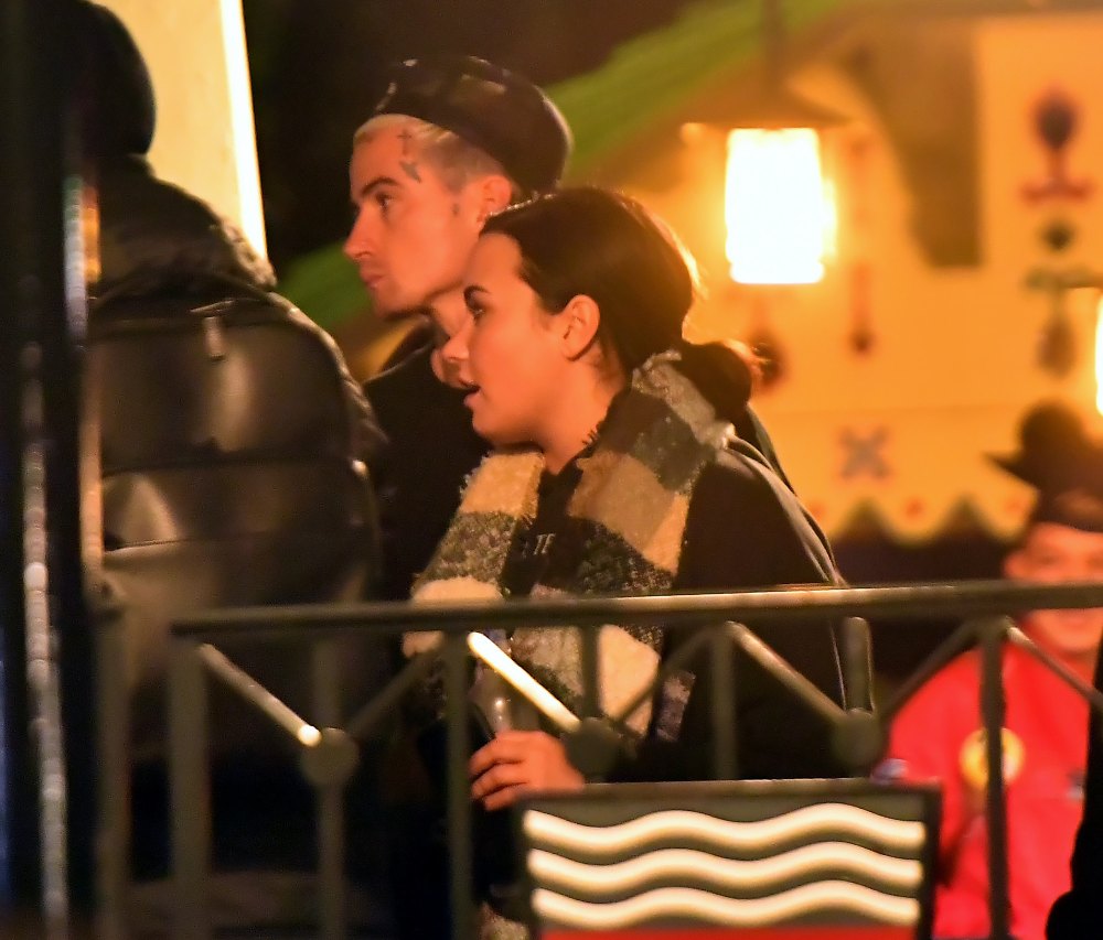 Demi Lovato and Austin Wilson Have a Date Night at Disneyland