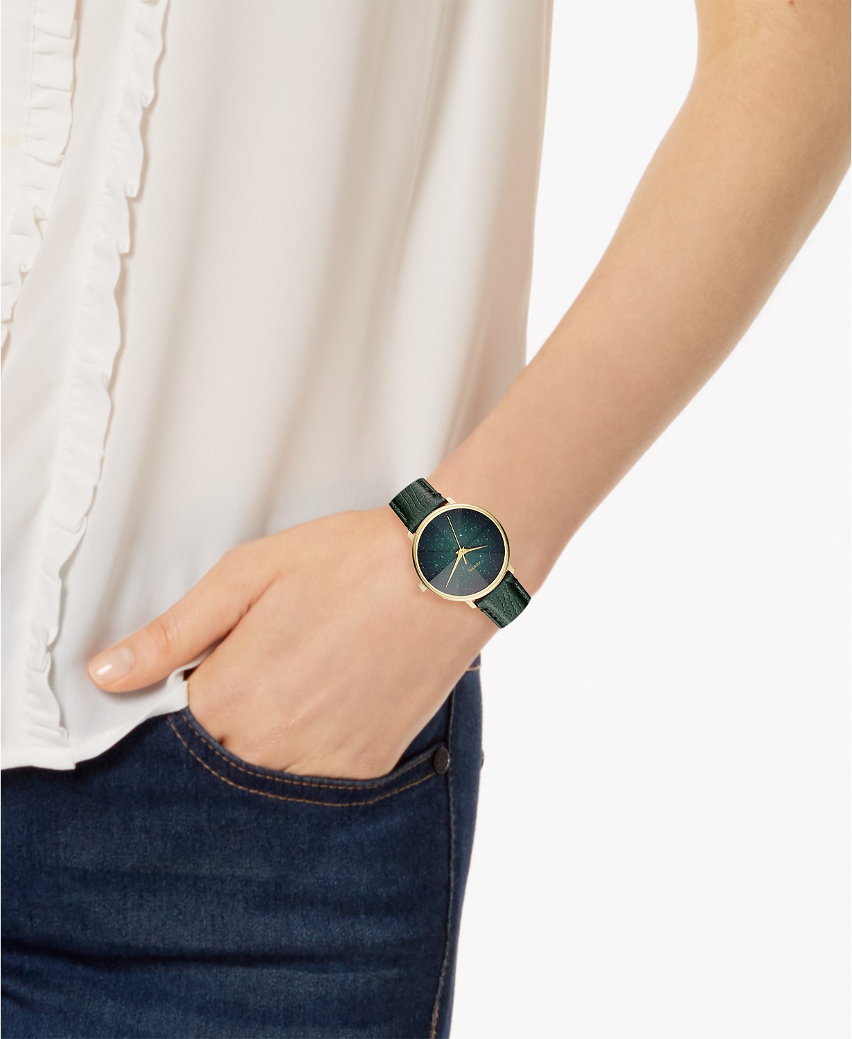 Fossil Women's Galaxy Leather Strap Watch Collection, 33mm