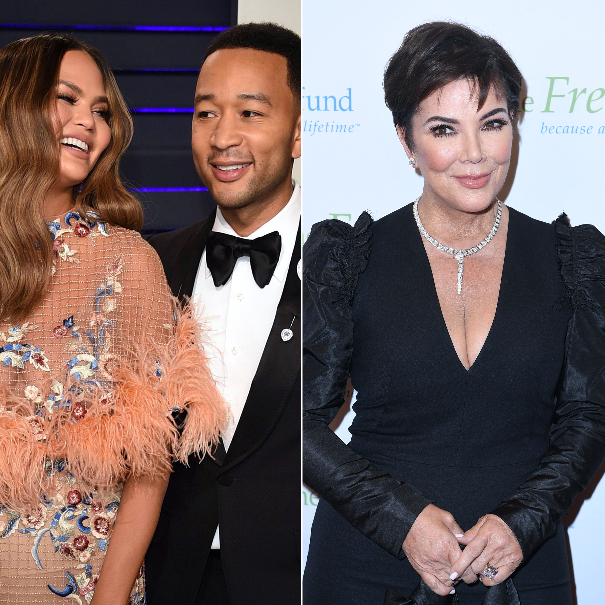 John Legend,Chrissy Teigen Make Out in Kris Jenner’s Closet During Party