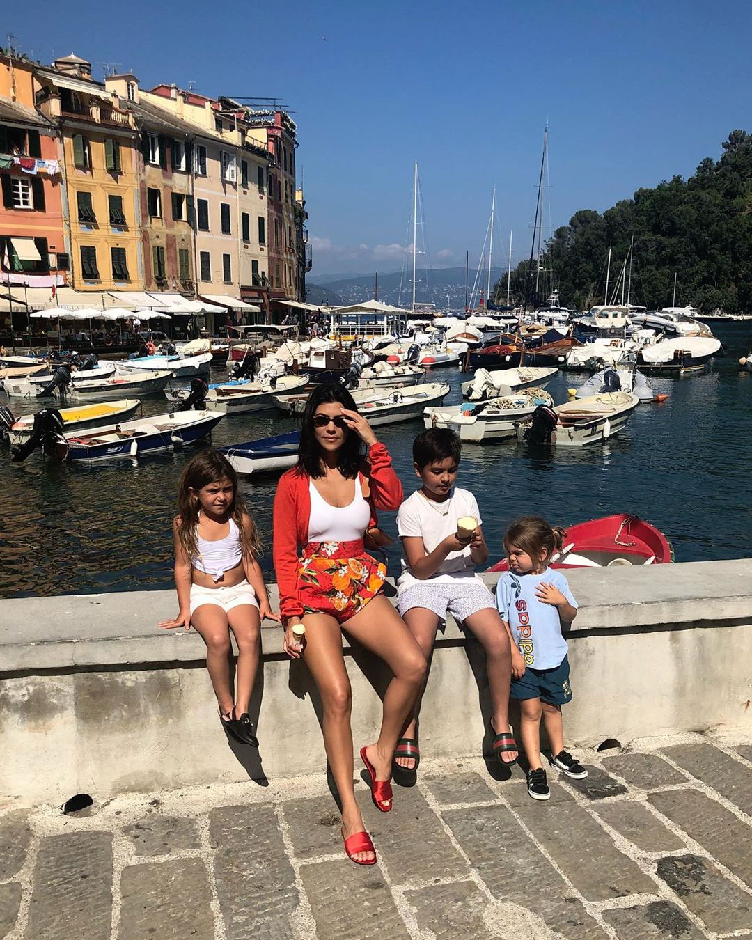 Kourtney Kardashian Instagram Mason Sweet Messages for Mason and Reign on Joint Birthday