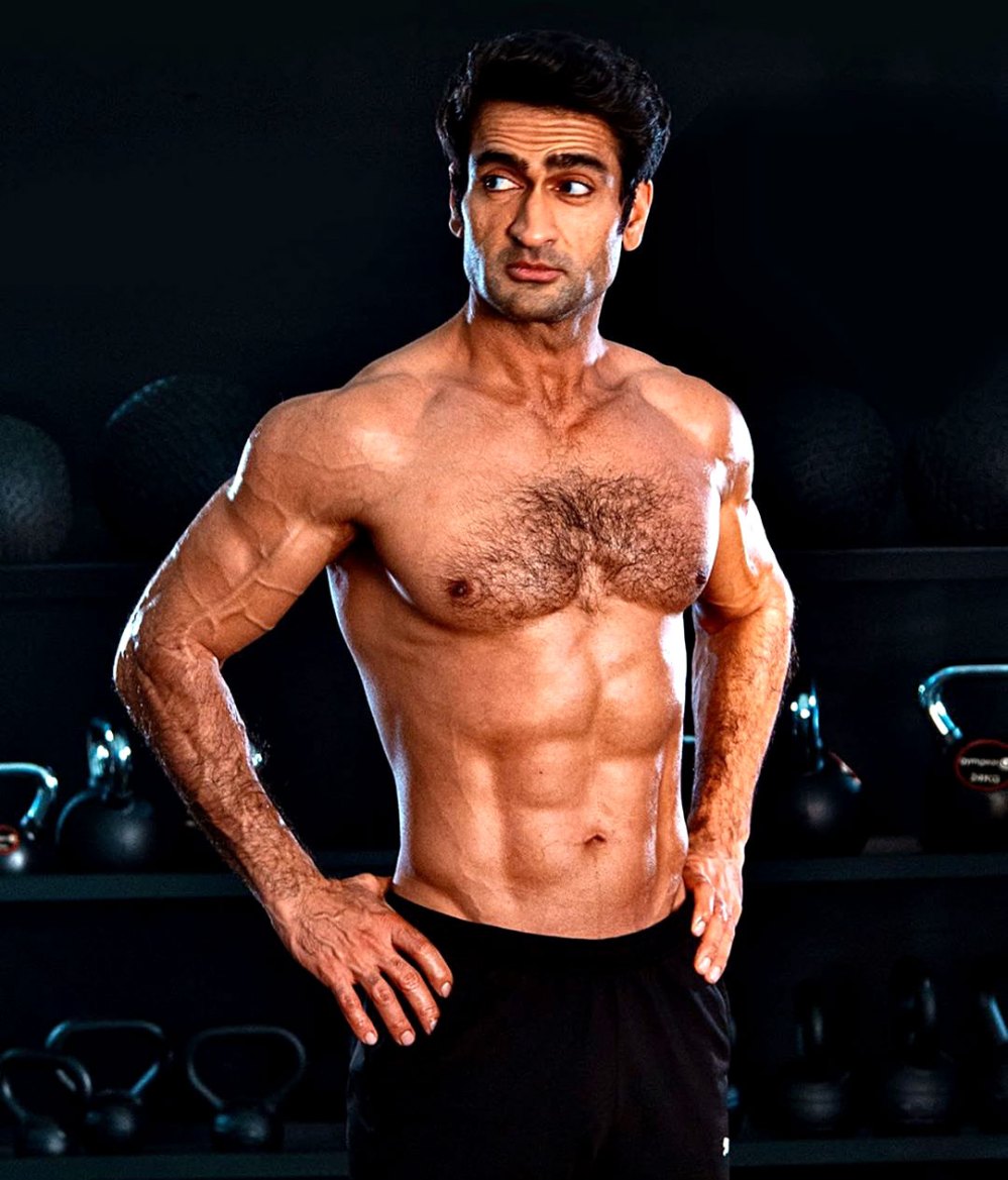 Kumail Nanjiani Debuts Ripped Body Shirtless Photos