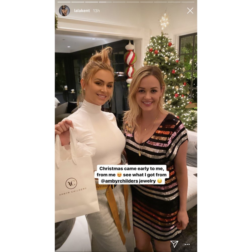 Lala Kent and Randall Emmett Celebrate Hanukkah With His Ex Ambyr Childers