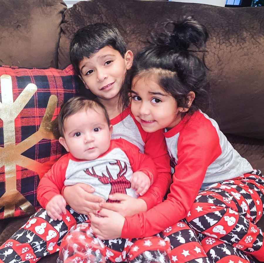 Lorenzo, Giovanna and Angelo LaValle in Pajamas