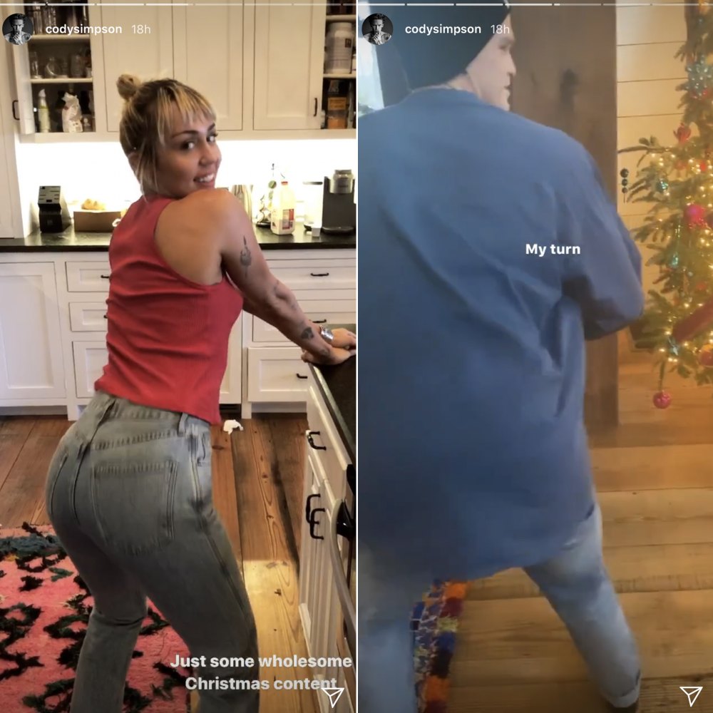 Miley Cyrus and Cody Simpson Twerk Together on Christmas Amid Split Rumors