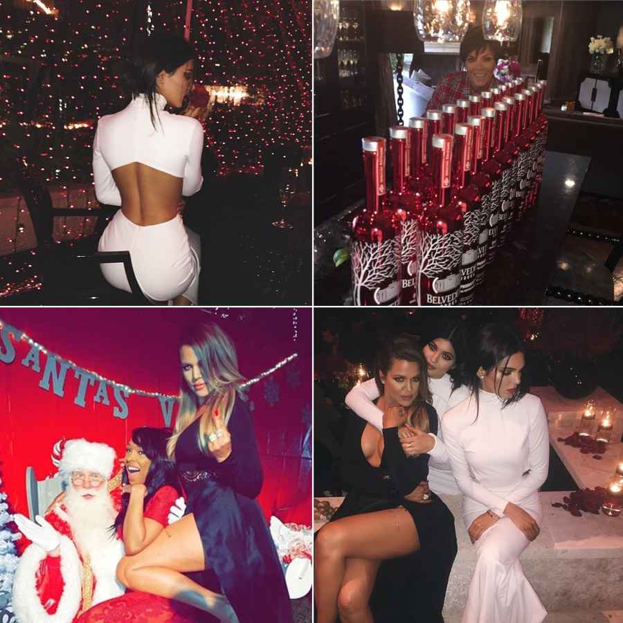 The Famous Kardashian Christmas Parties Through the Years