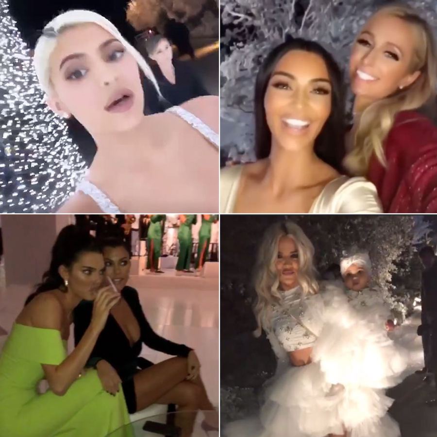 The Famous Kardashian Christmas Parties Through the Years