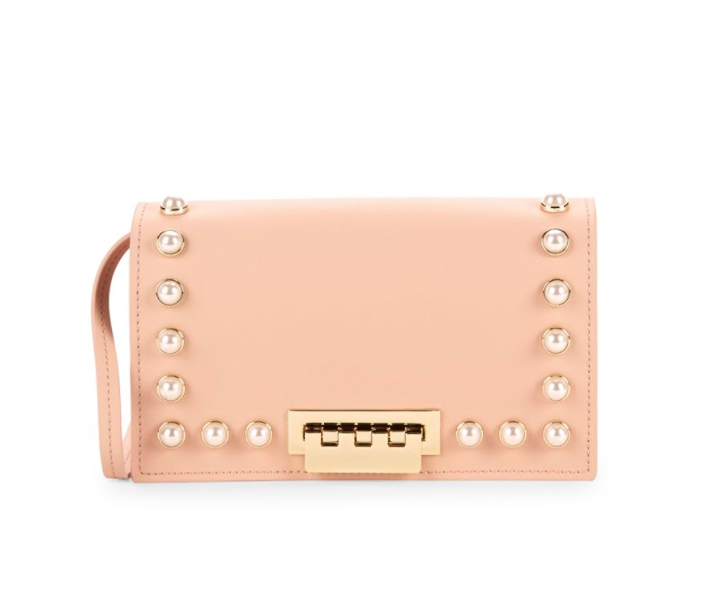 ZAC Zac Posen Earthette Faux Pearl Leather Crossbody Bag