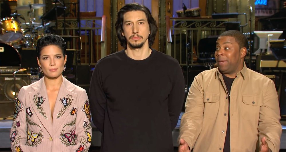 Adam Driver and Halsey Saturday Night Live