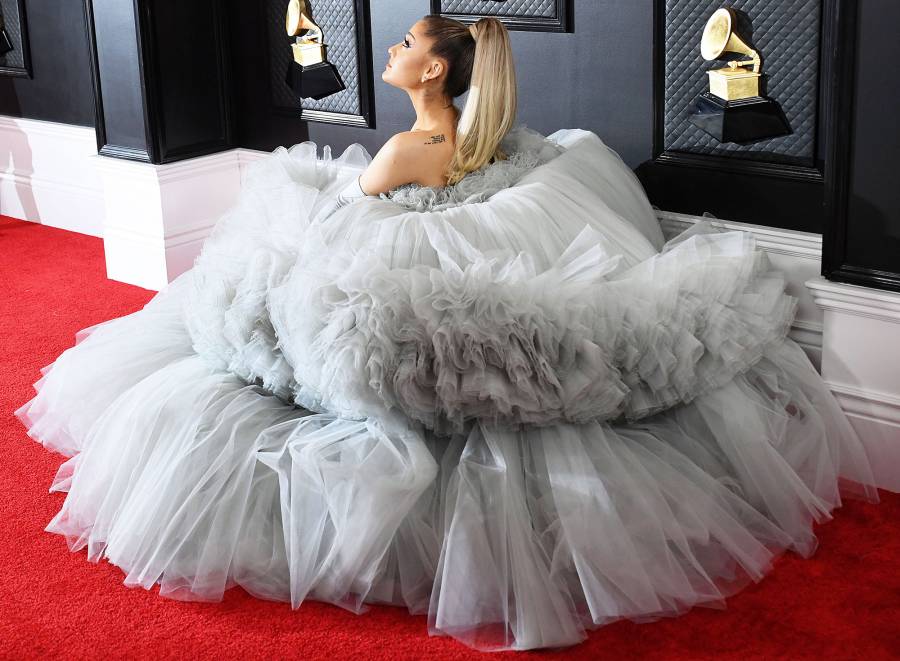 Ariana Grande Walks the 2020 Grammys Red Carpet With Mother and Father After Fallout