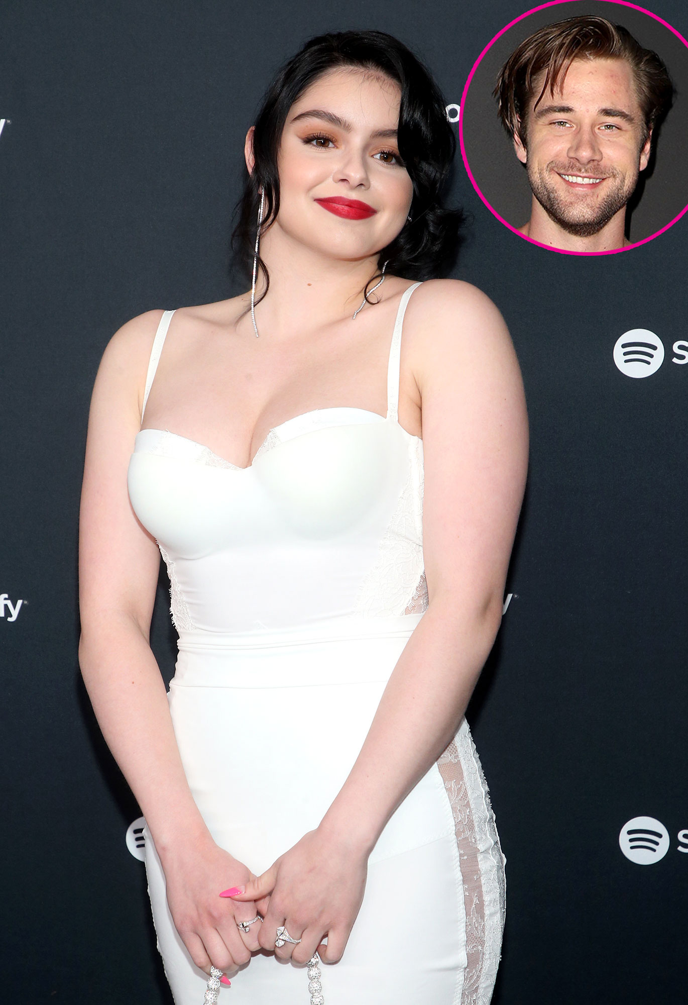 Ariel Winter and Luke Benward Had Intense Makeout Session at Spotify Party