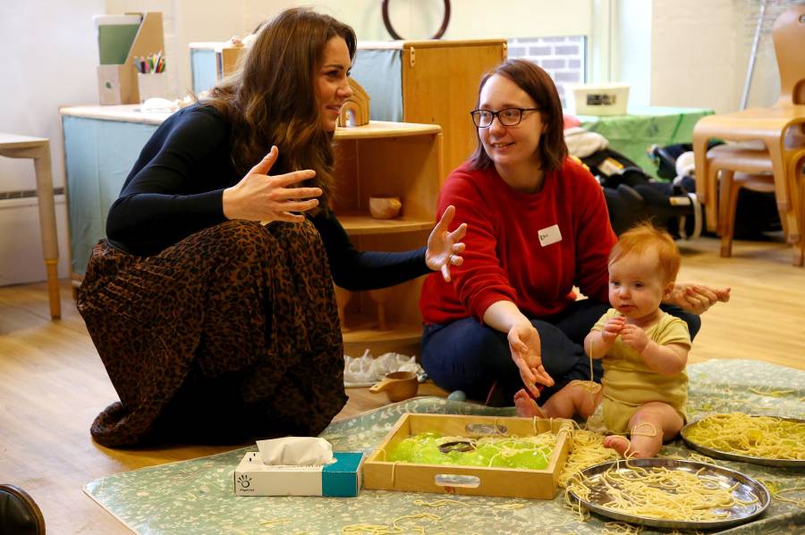 Catherine Duchess of Cambridge Kate Middleton Ely and Careau Children's Centre