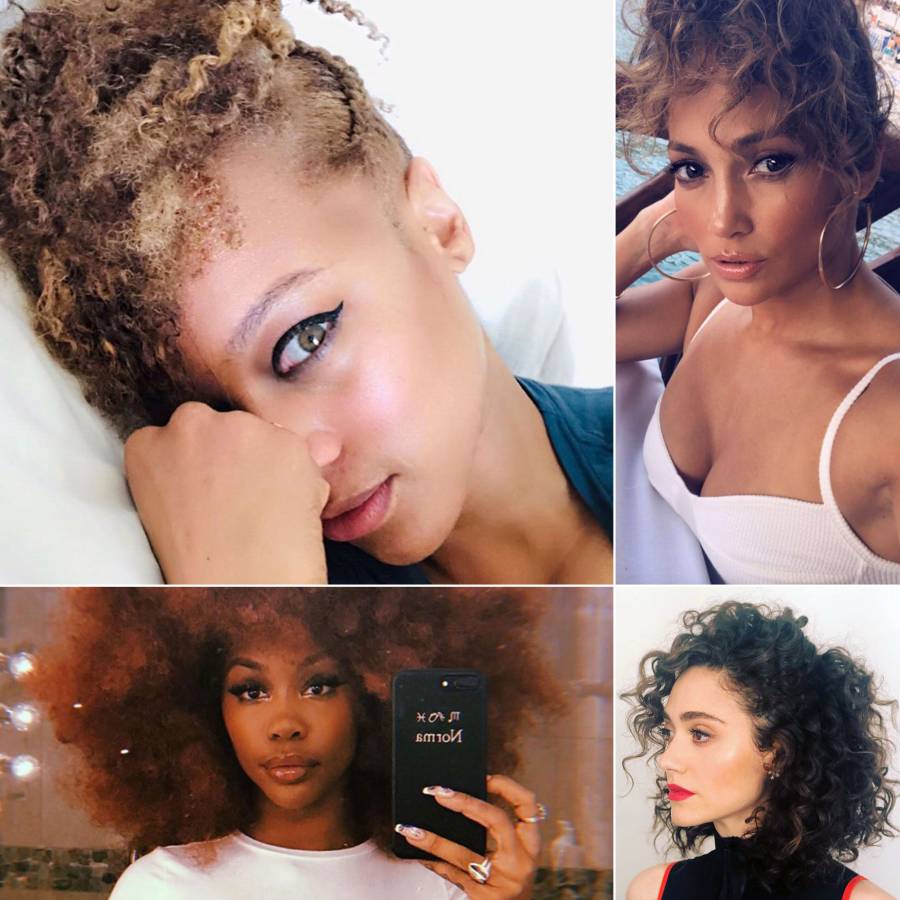 Celebs Wearing Curls