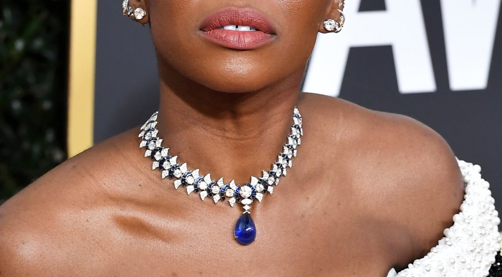 Cynthia Erivo Wears $3 Million Necklace Golden Globes 2020