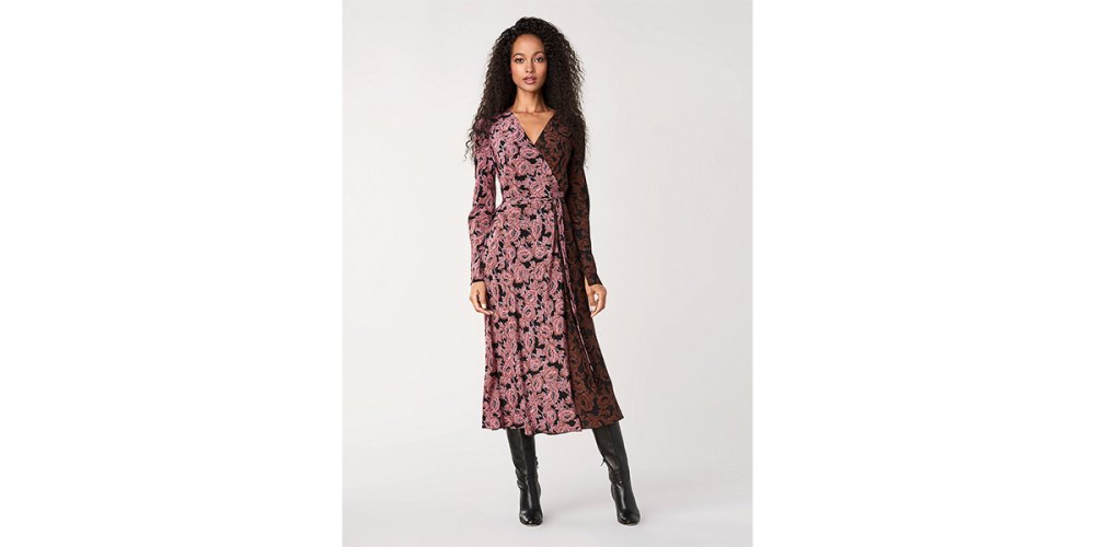 DVF Tilly Silk Crepe de Chine Wrap Dress