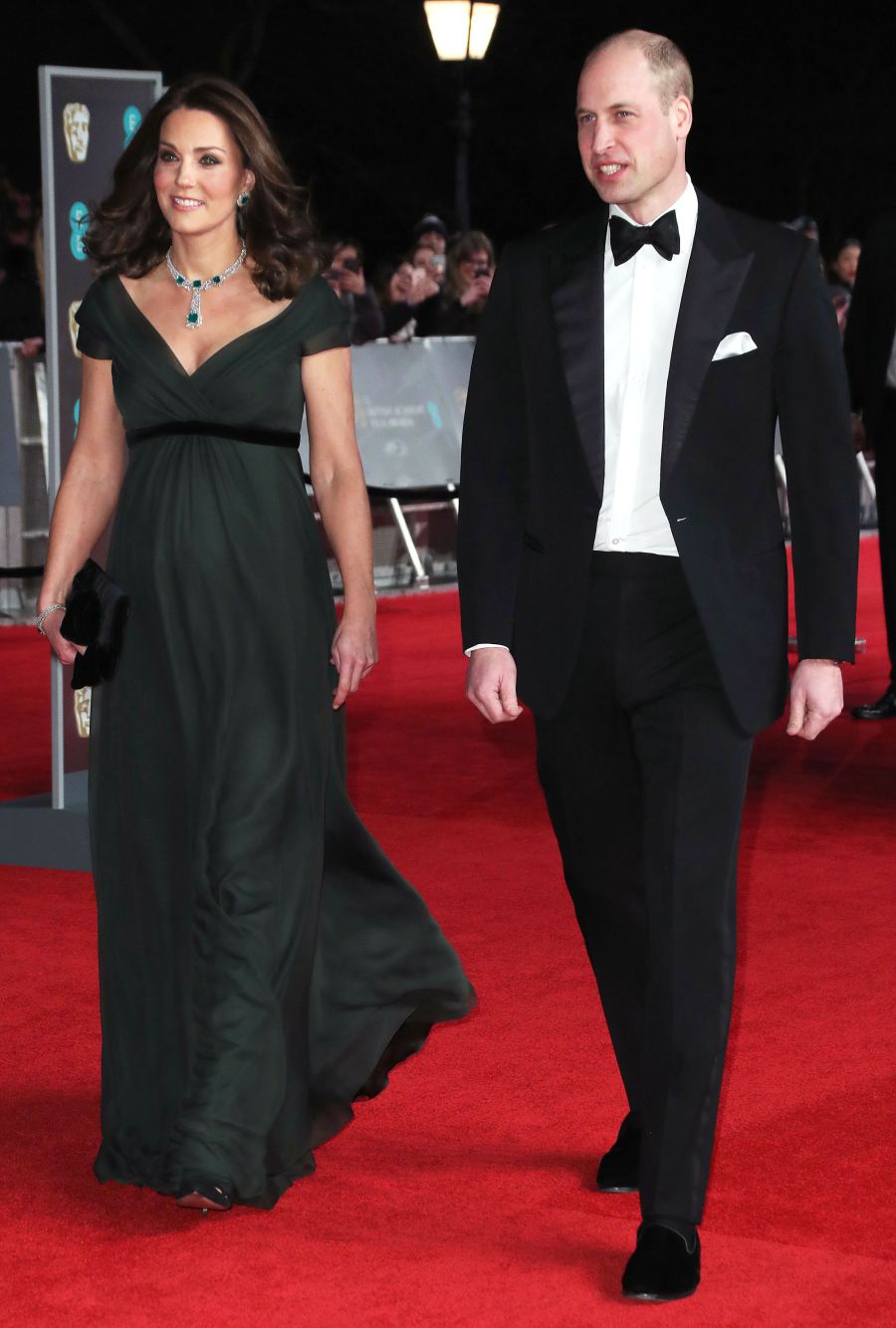 Duchess Kate and Prince William BAFTA Awards Red Carpet Appearances - 2018