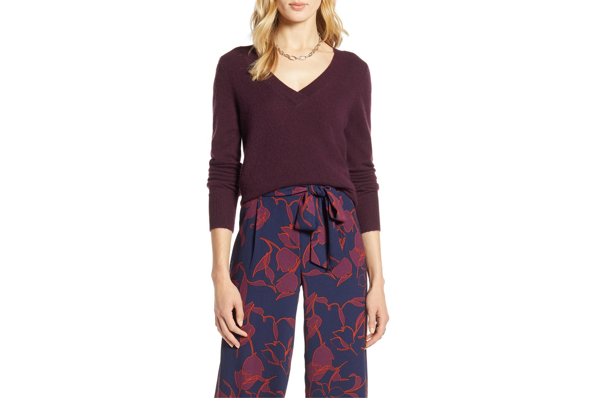 Halogen cashmere sweater feat image
