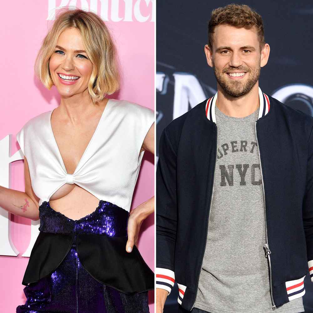 January Jones Recalls Nick Viall Sliding Into Her DMs