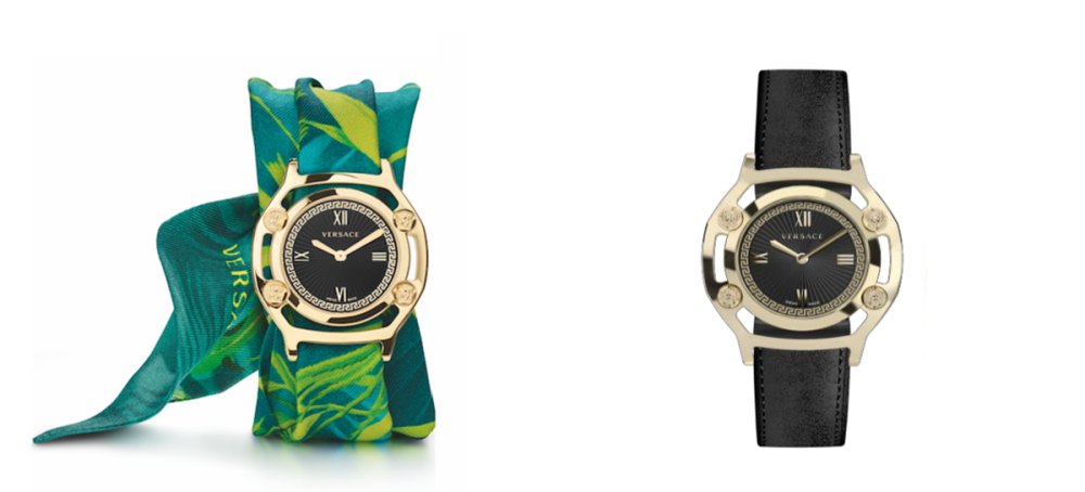 Jennifer Lopez Versace Jungle-Print Dress Watch