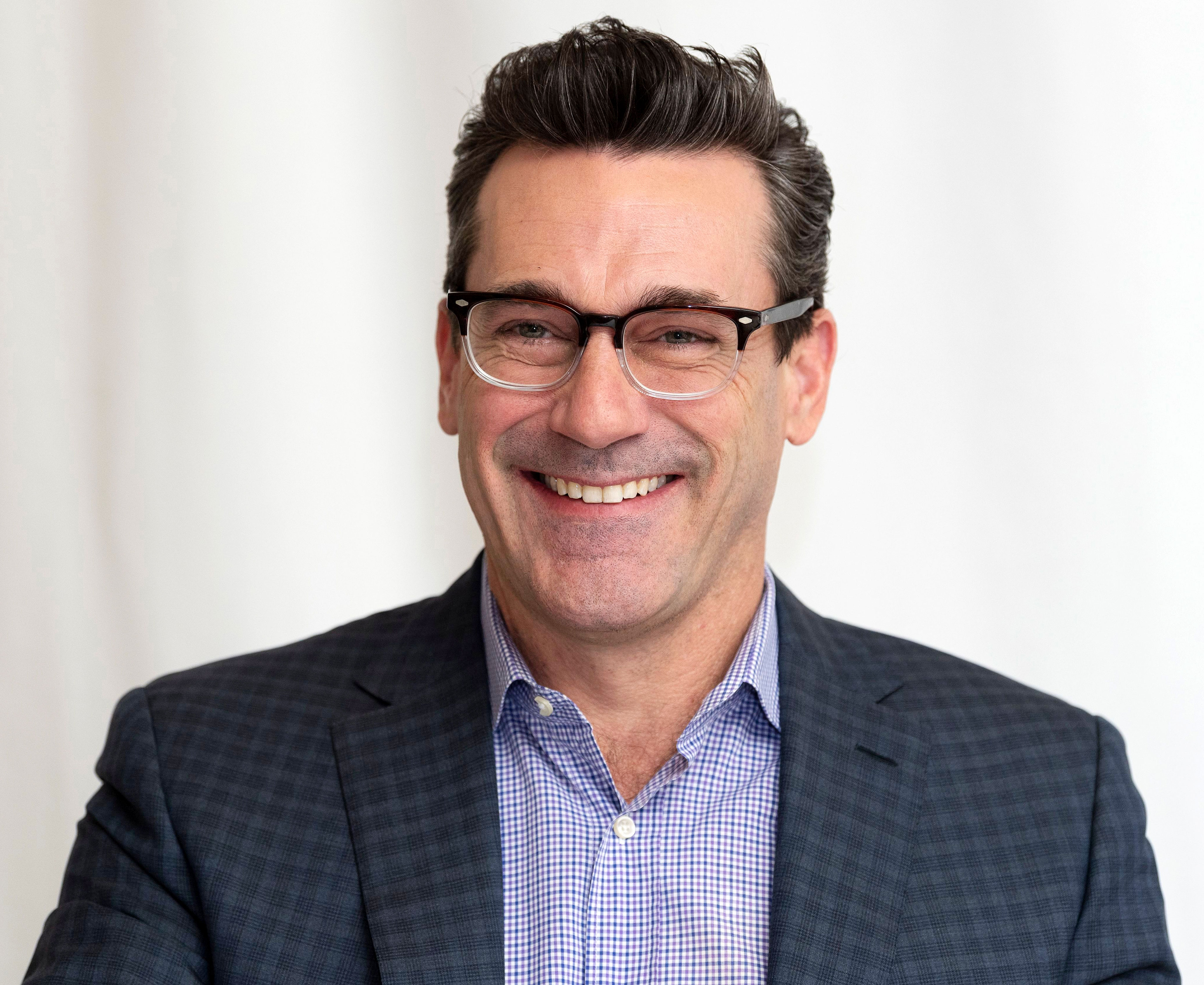 Jon Hamm Watched Football With Friends in L.A.