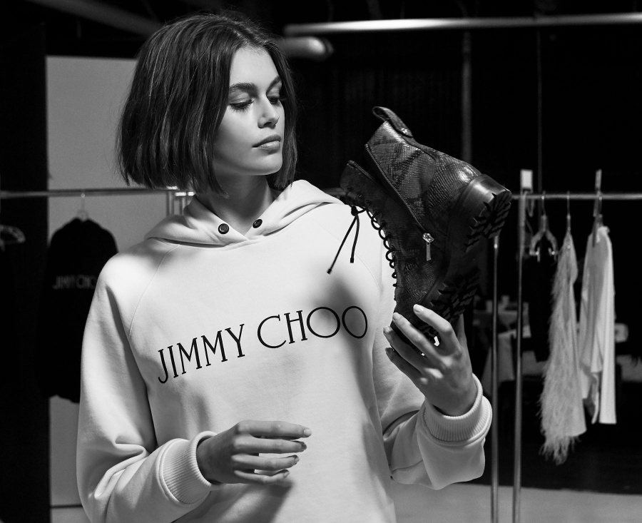 Kaia Gerber x Jimmy Choo Shoe Collaboration