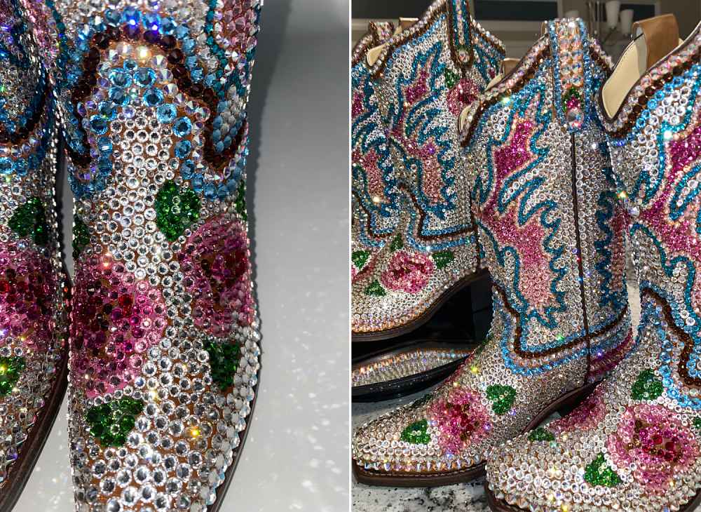 Kim Kardashian's Bedazzled Cowboy Boots