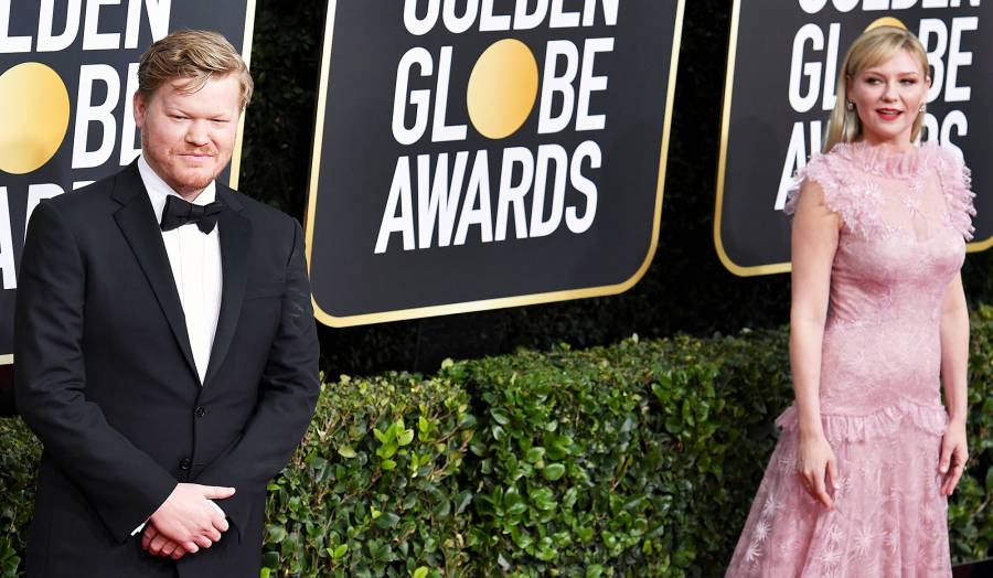 Kirsten Dunst and Jesse Plemons Make Rare Appearance at Golden Globes 2020