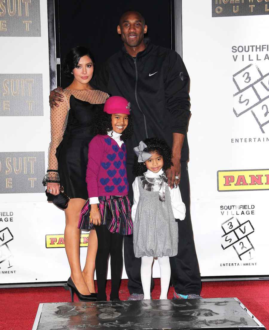 Kobe Bryant Vanessa children 2011