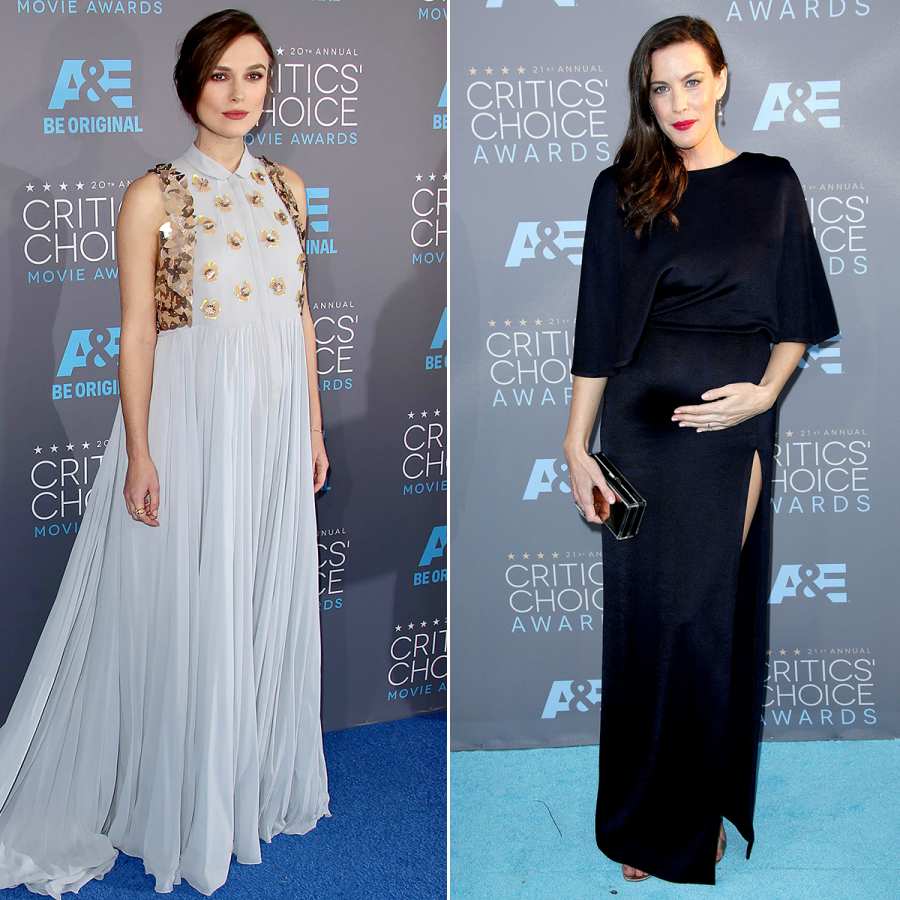 Pregnant-Stars-Show-Off-Baby-Bumps-at-Critics’-Choice-Awards--Keira-Knightley,-Liv-Tyler