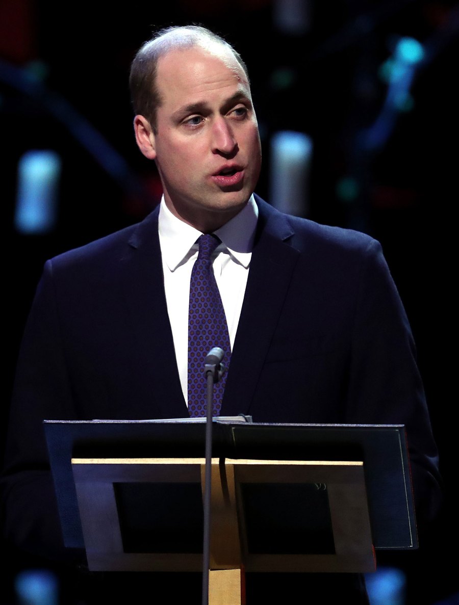 Prince William and Duchess Kate Catherine Duchess of Cambridge Middleton Attend Event Honoring Holocaust Survivors