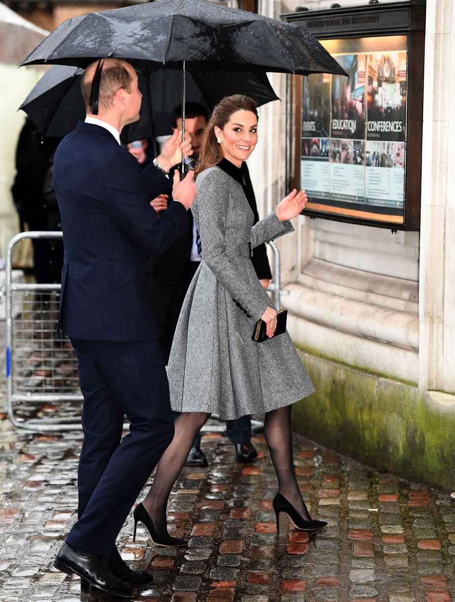 Prince William and Duchess Kate Catherine Duchess of Cambridge Middleton Attend Event Honoring Holocaust Survivors