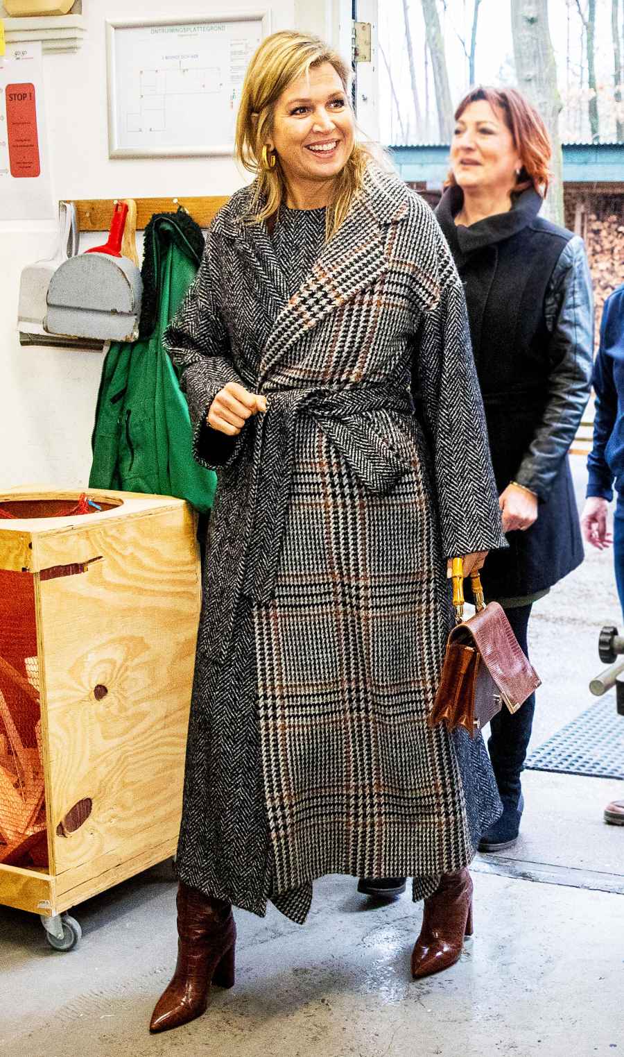 Queen Maixma Oscar de la Renta Coat January 8, 2020