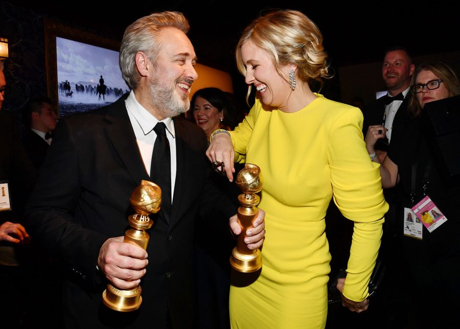 Sam Mendes and Alison Balsom Golden Globes 2020 After Parties