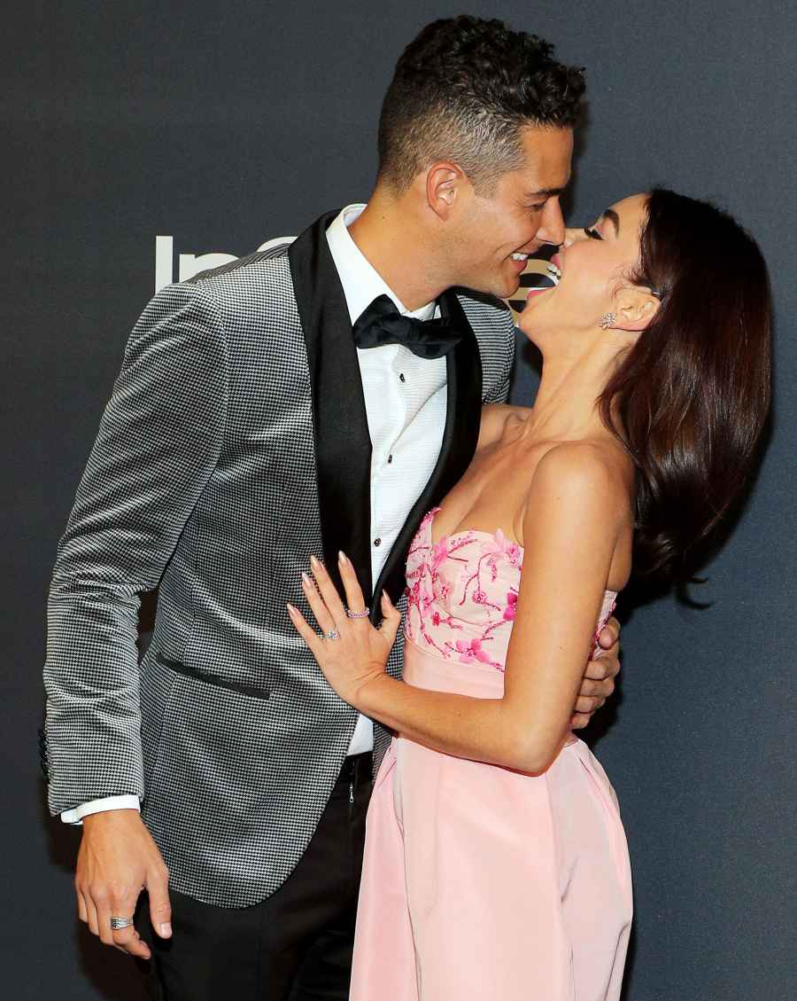 Wells Adams and Sarah Hyland Golden Globes 2020 After Parties