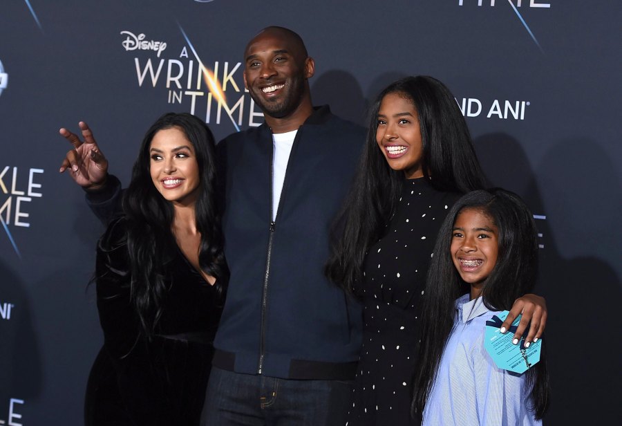 Vanessa Laine, Kobe Bryant, Natalia Bryant, Gianna Bryant Wrinkle in Time Kobe Bryant Family Album