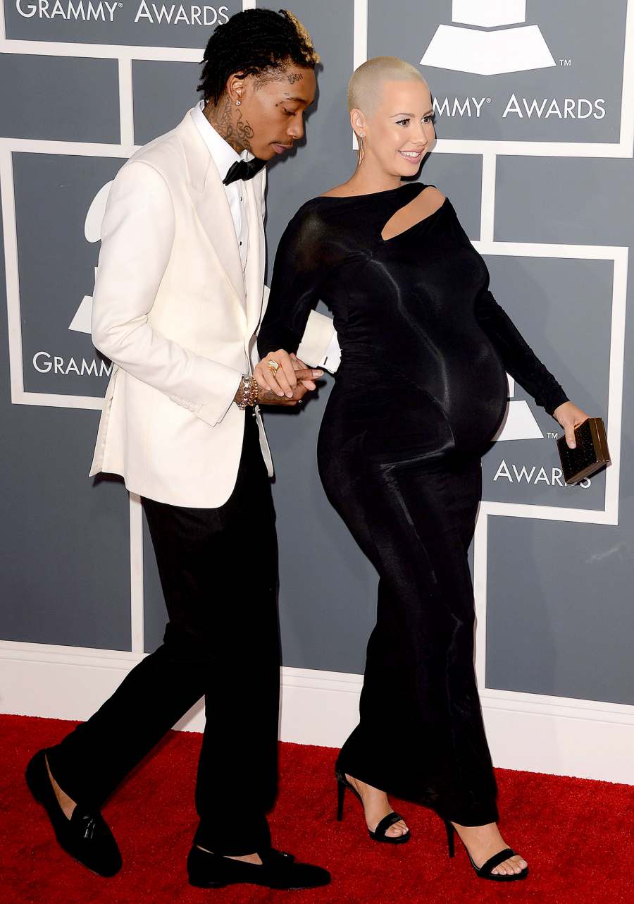 Wiz-Khalifa-and-Amber-Rose-PDA-grammys