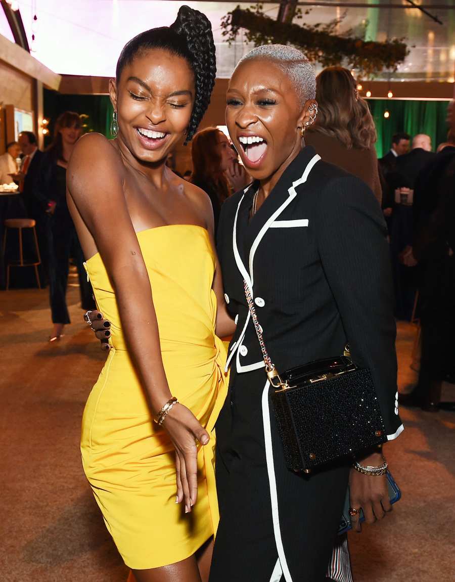 Yara Shahidi and Cynthia Erivo Golden Globes 2020 After Parties