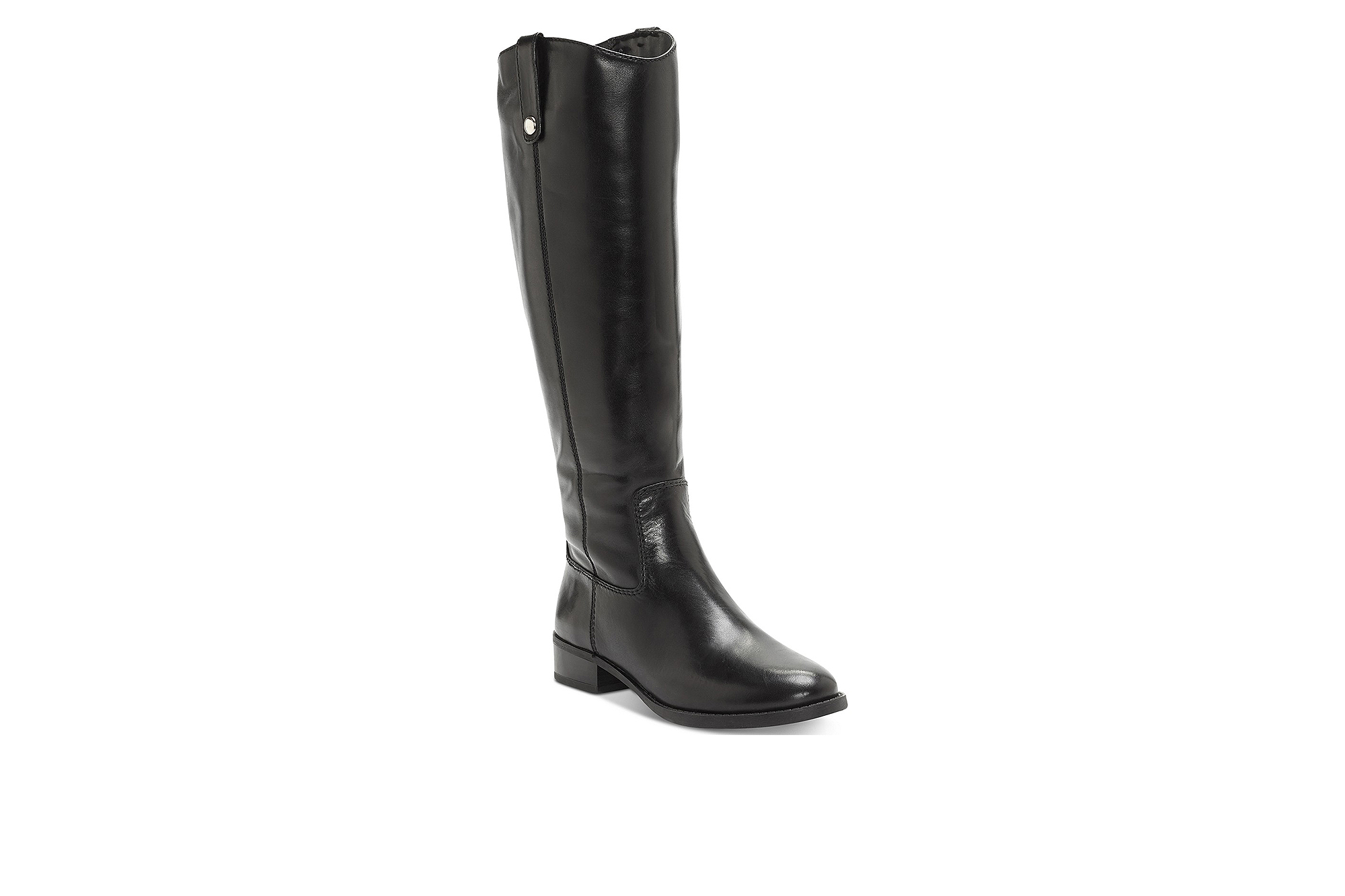 INC Fawne Wide-Calf Riding Leather Boots