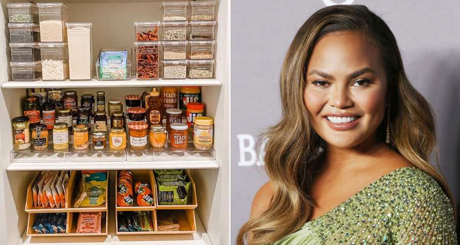 Celebs With Organized Pantries - Chrissy Teigen